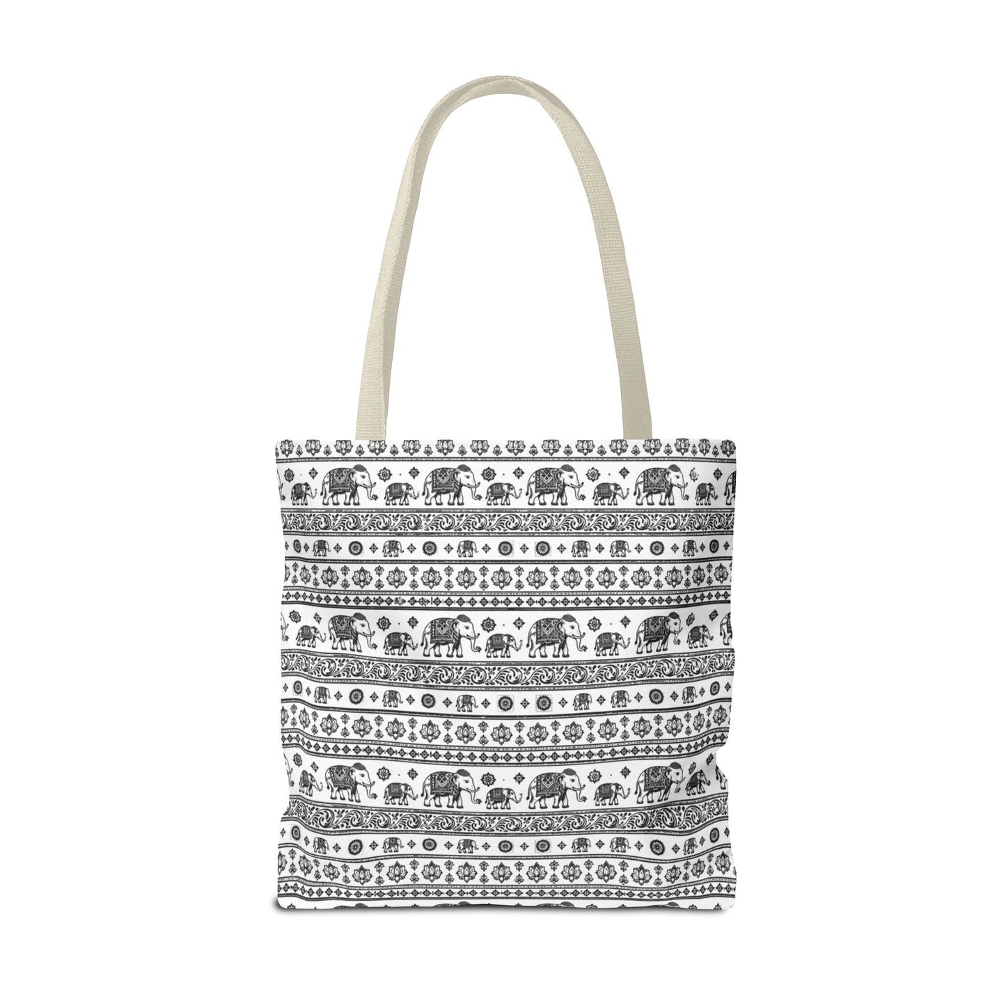 Thai Elephant Tote Bag - Patterned AOP