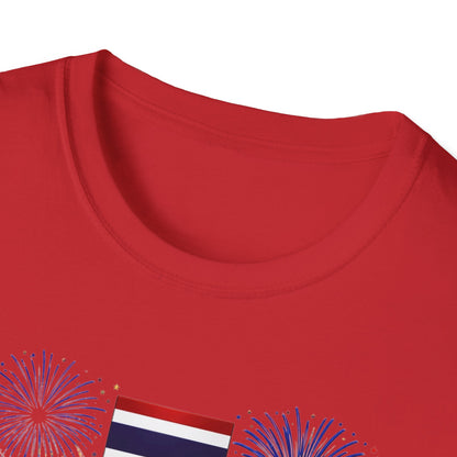 Sawasdee & Happy 4th of July Tee