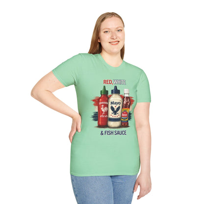 Red, White & Fish Sauce Unisex SoftStyle Tee