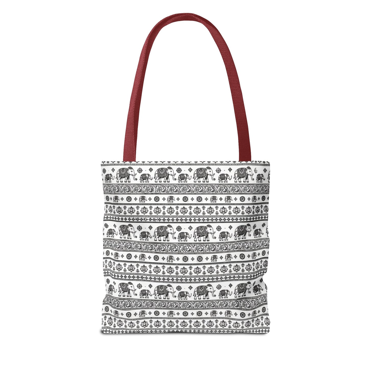 Thai Elephant Tote Bag - Patterned AOP