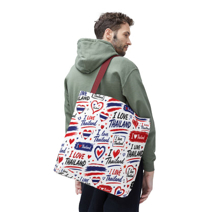 I love Thailand Tote Bag Wide Bottom