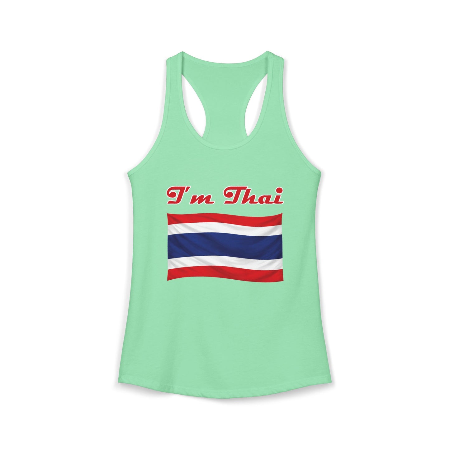 I'm Thai, of course I eat durian Women's Ideal Racerback Tank