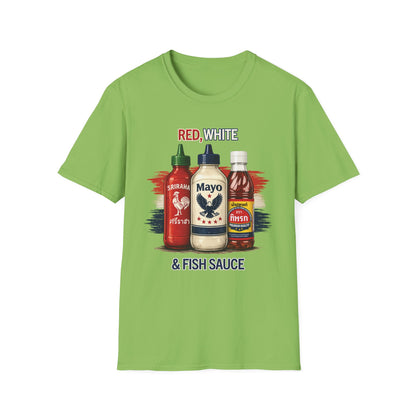 Red, White & Fish Sauce Unisex SoftStyle Tee