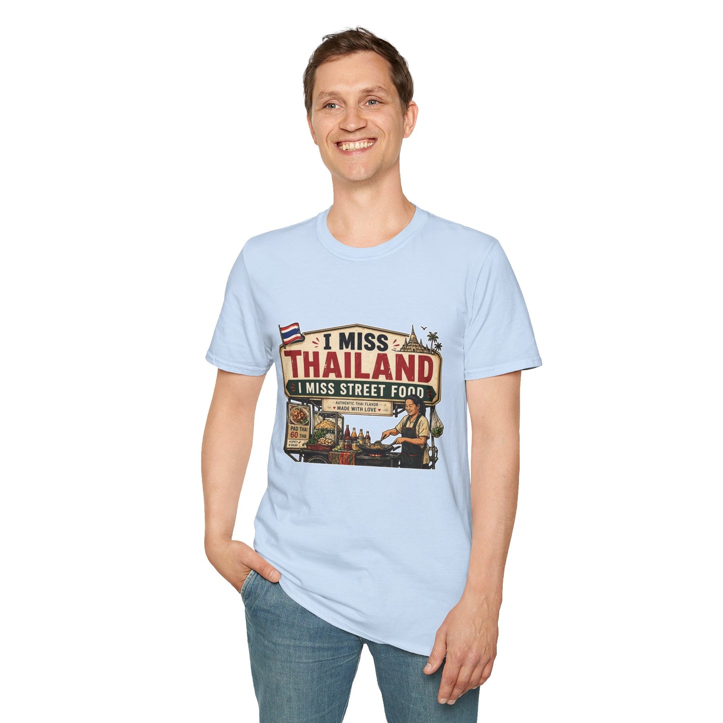 I Miss Thailand I Miss Street Food Unisex SoftStyle Tee