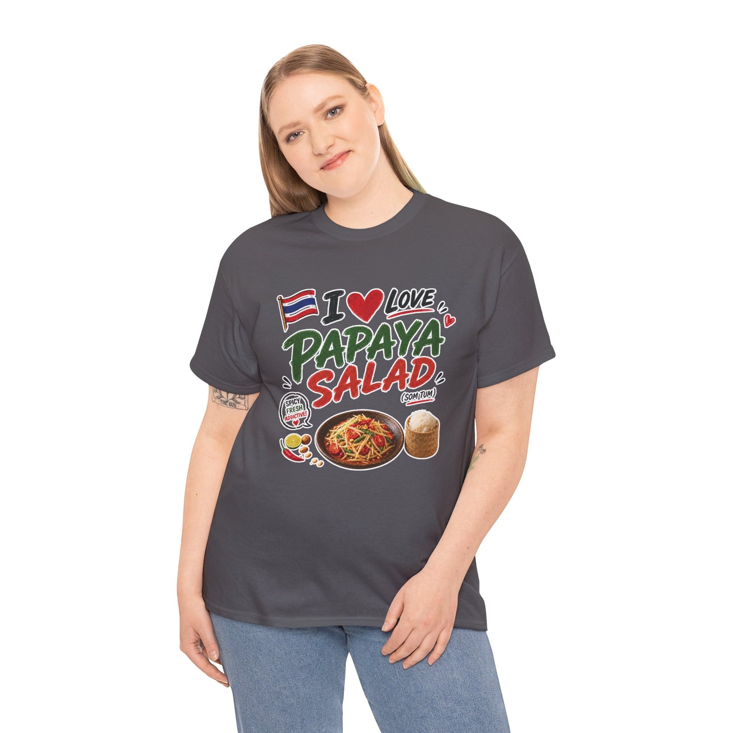 I Love Papaya Salad Unisex Tee