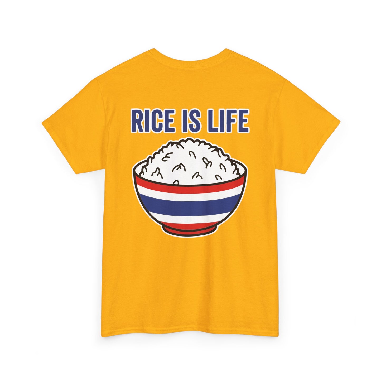 Rice is Life (Back) Heavy Cotton Tee