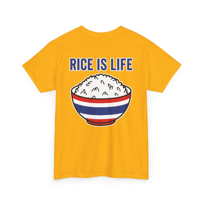 Rice is Life (Back) Heavy Cotton Tee
