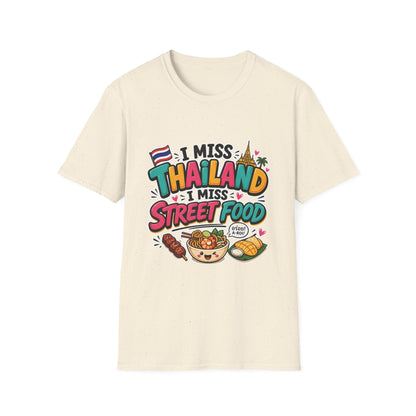 I Miss Thailand I Miss Street Food Unisex Softstyle Tee