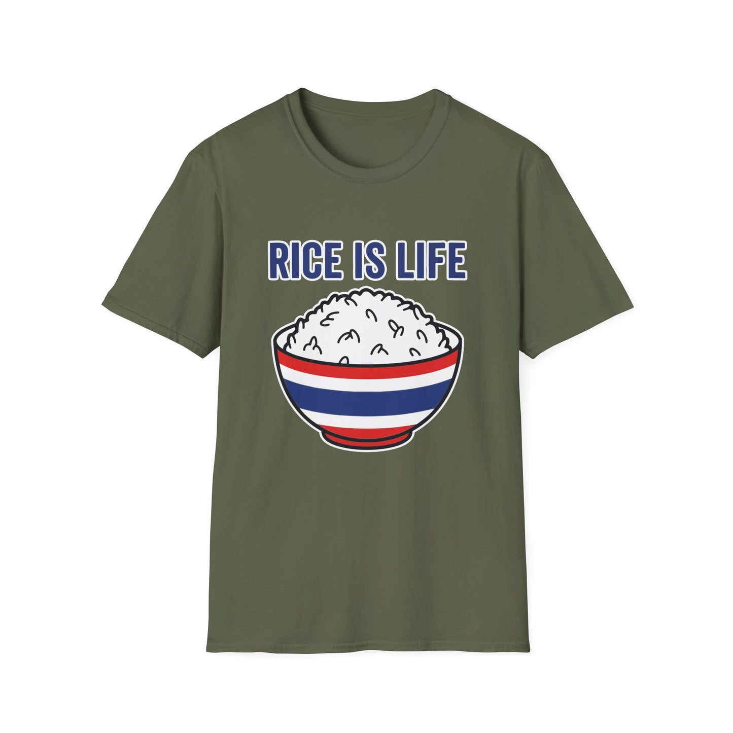 Rice is Life (Front) Unisex Tee