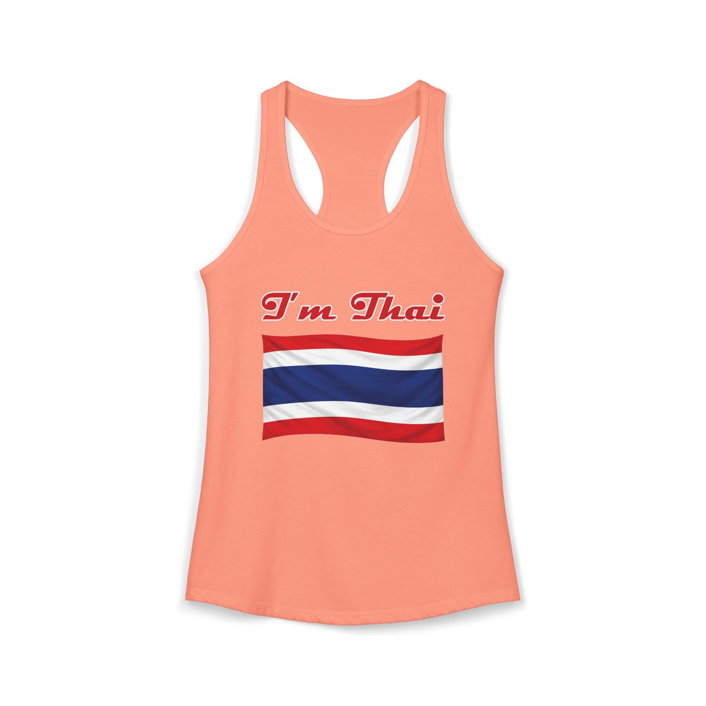 I'm Thai, of course I eat durian Women's Ideal Racerback Tank