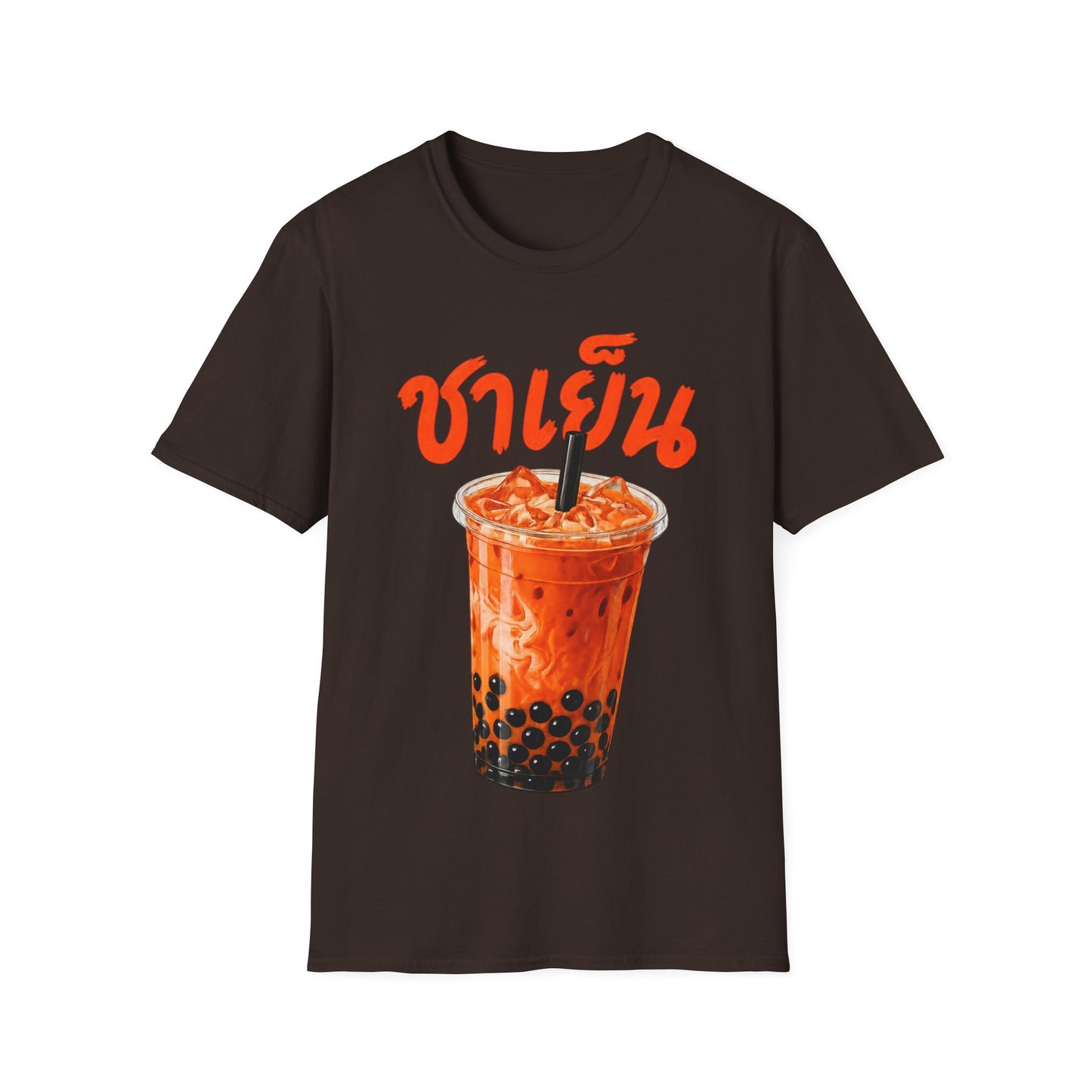 ชาเย็น Thai Boba Tea Unisex SoftStyle Tee
