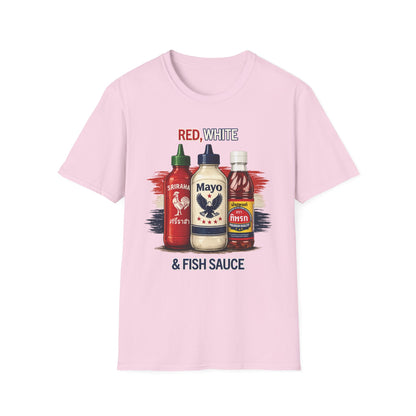 Red, White & Fish Sauce Unisex SoftStyle Tee