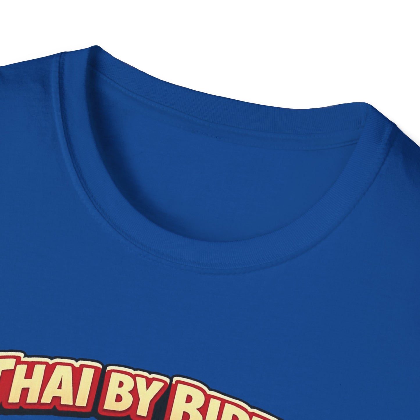 Thai by birth, American by BBQ Unisex Softstyle Tee