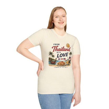 From Thailand With Love. 4th of July Unisex Tee