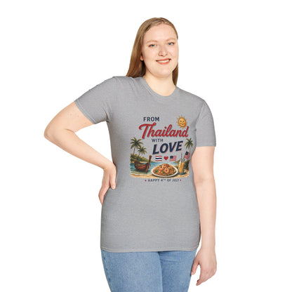 From Thailand With Love. 4th of July Unisex Tee