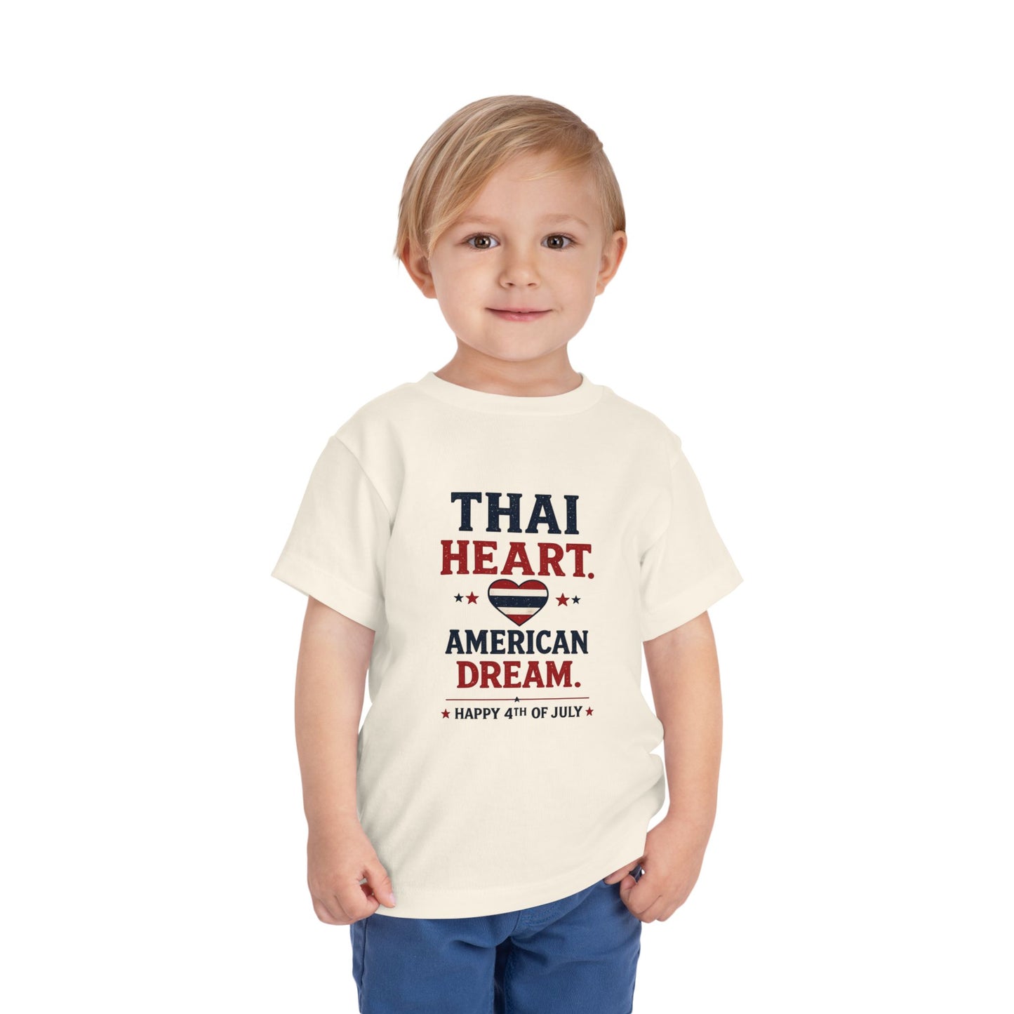 Thai Heart, American Dream 4th of July Toddler Kids Tee