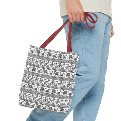 Thai Elephant Tote Bag - Patterned AOP