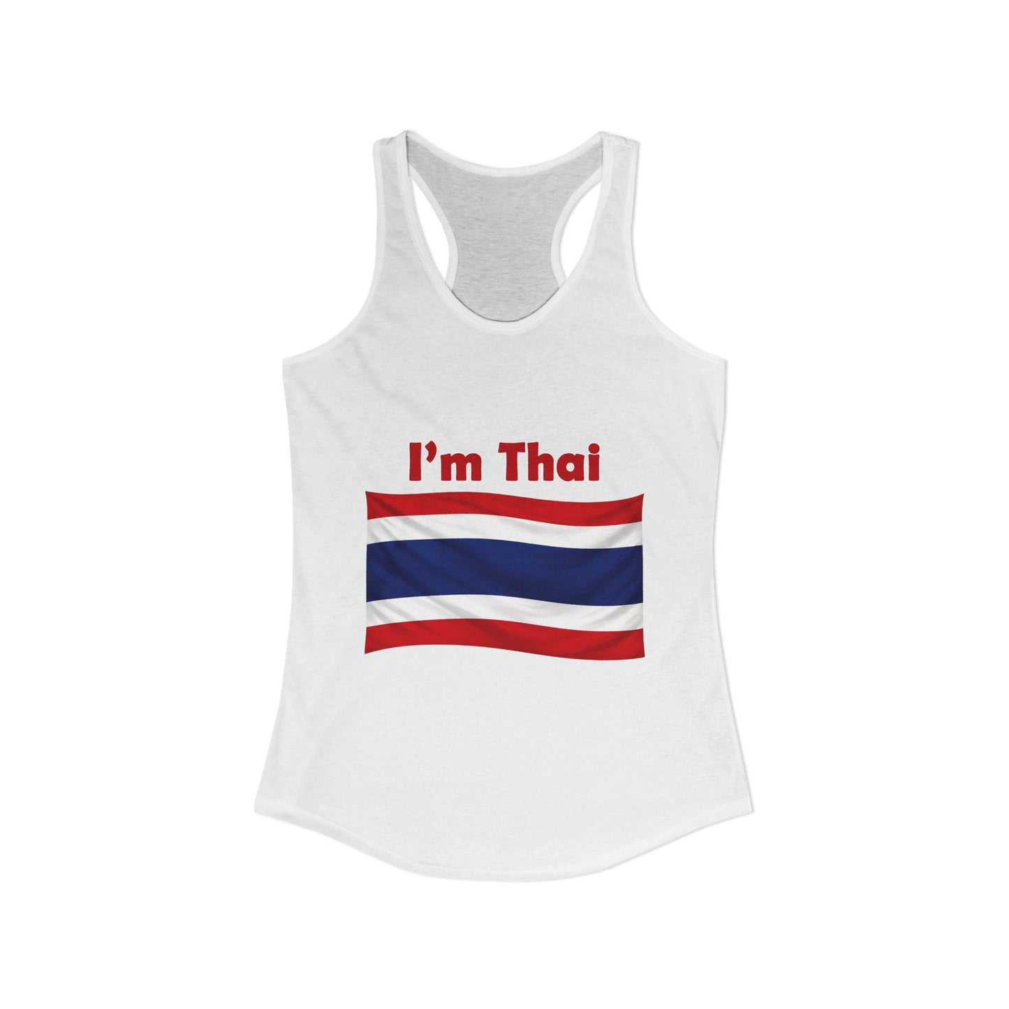 I'm Thai, of course I eat durian Women's Ideal Racerback Tank