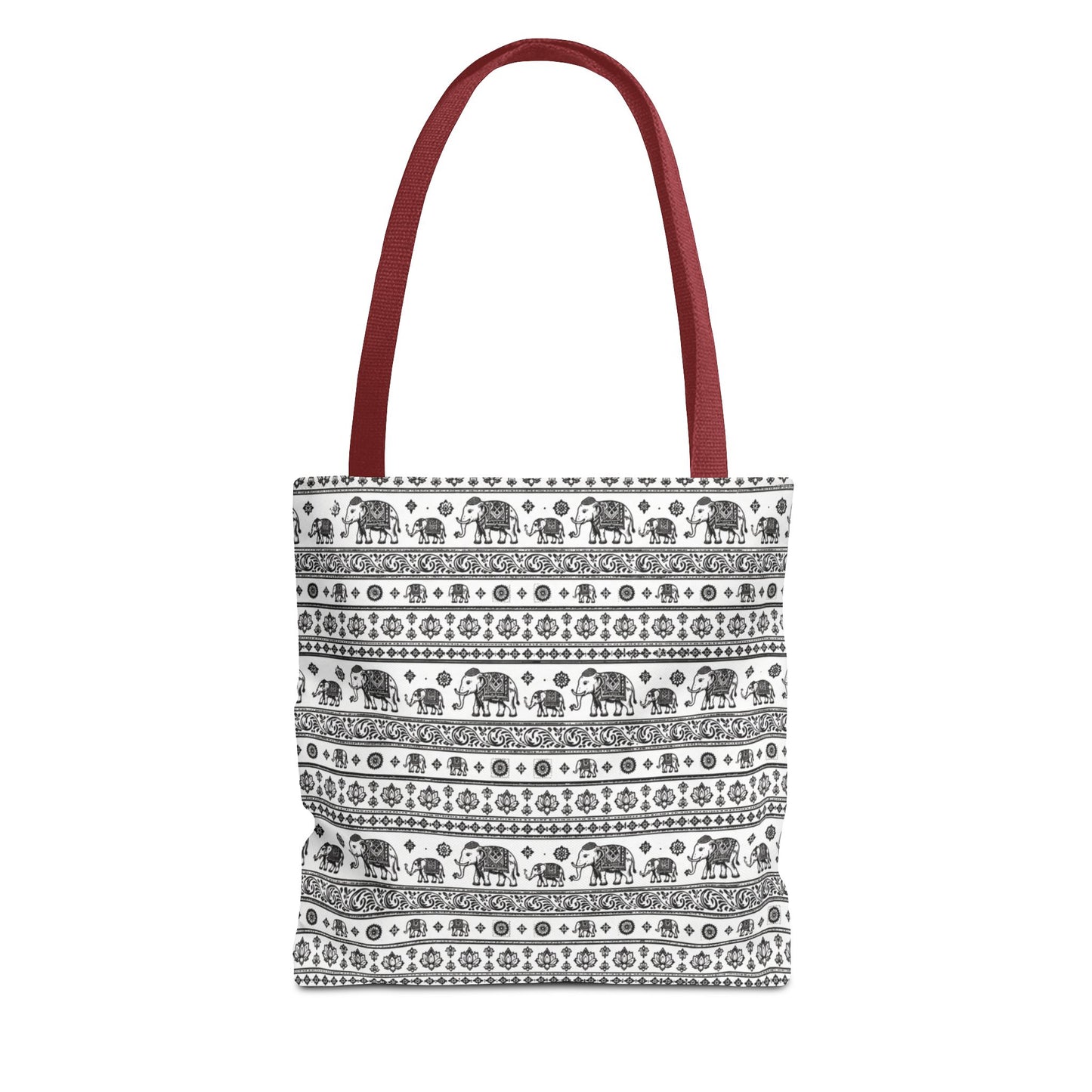 Thai Elephant Tote Bag - Patterned AOP