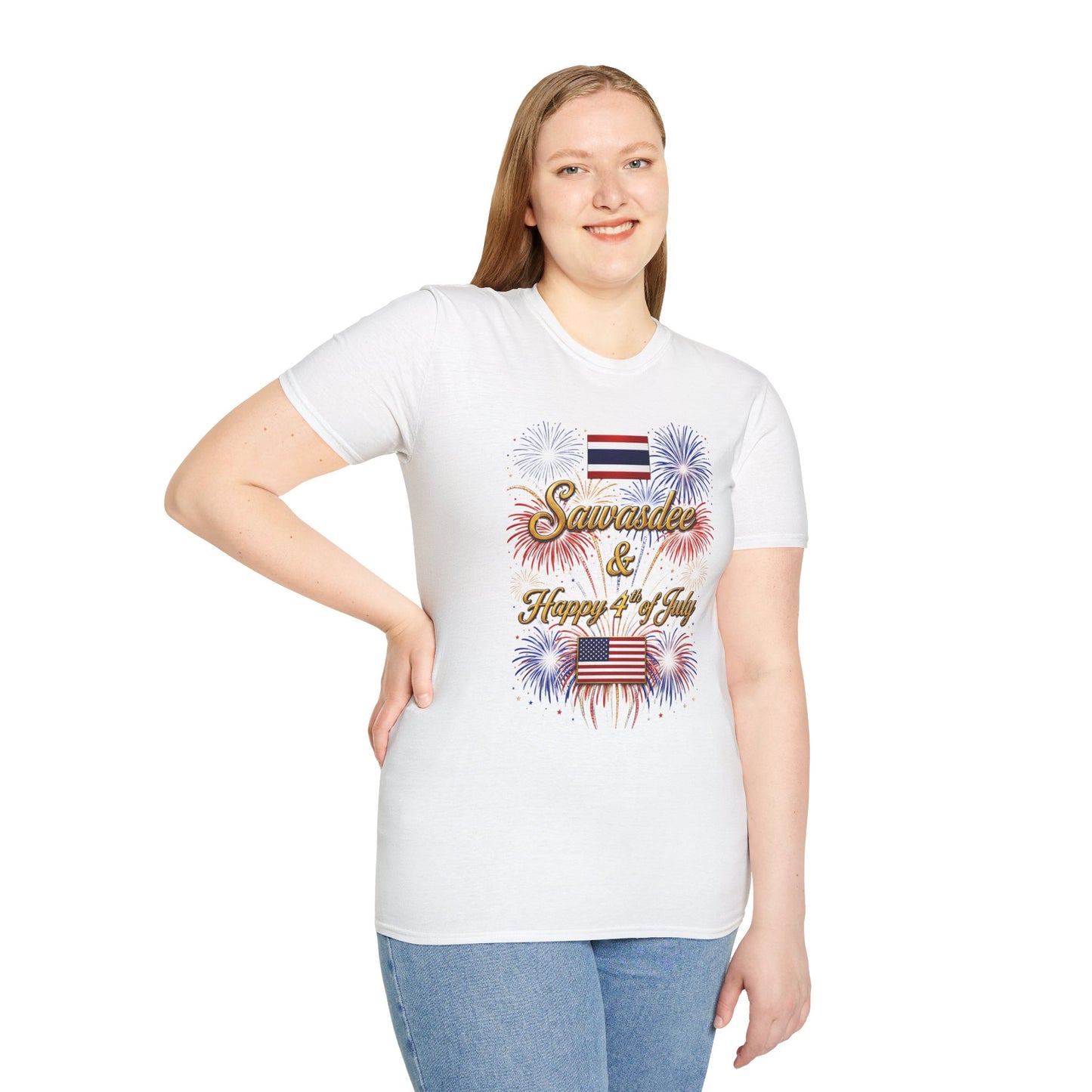 Sawasdee & Happy 4th of July Tee