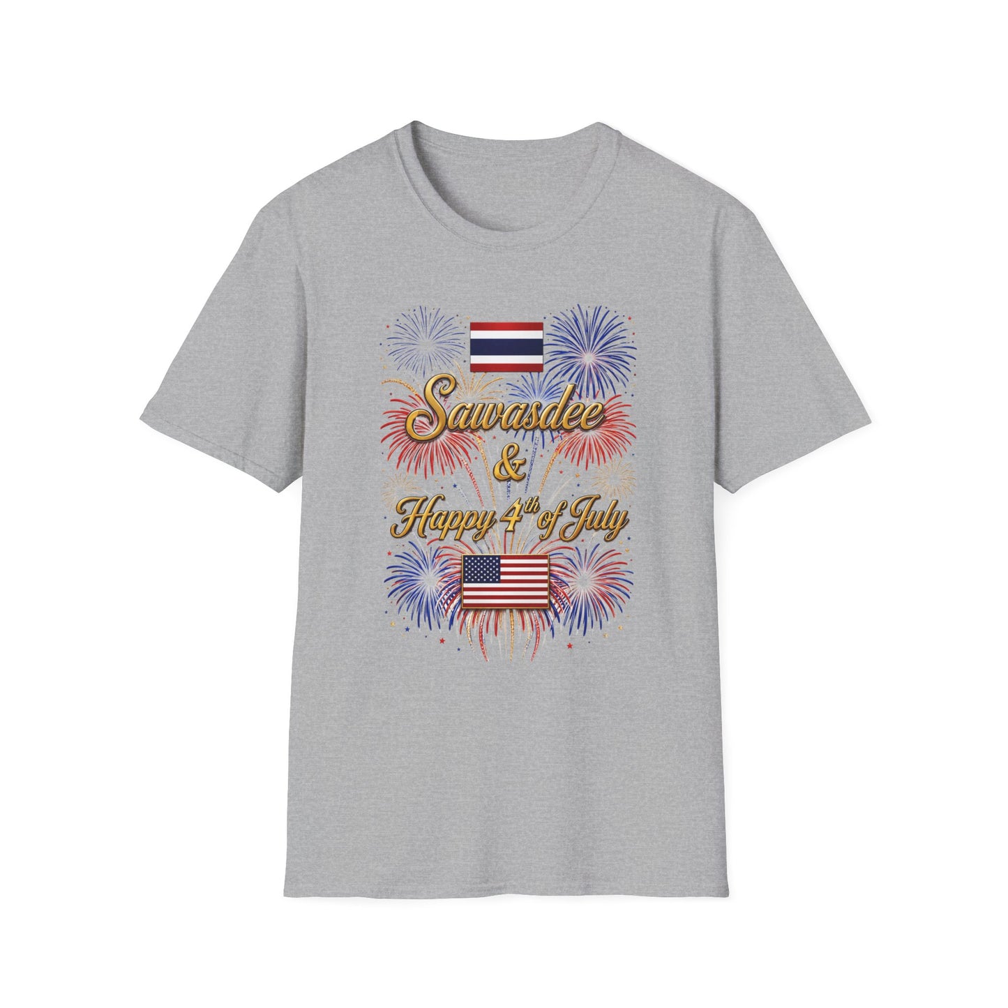 Sawasdee & Happy 4th of July Tee