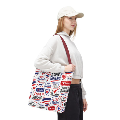 I love Thailand Tote Bag Wide Bottom