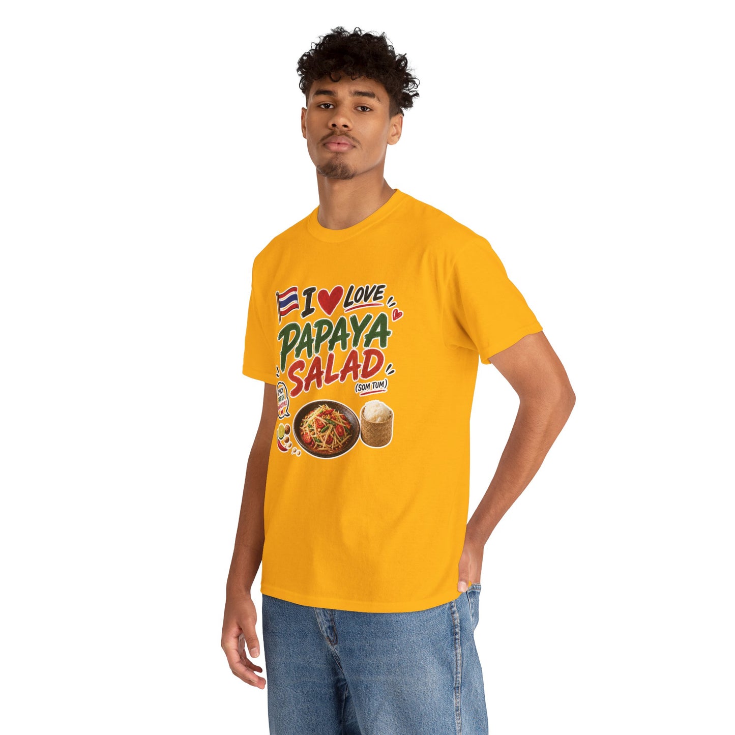 I Love Papaya Salad Unisex Tee