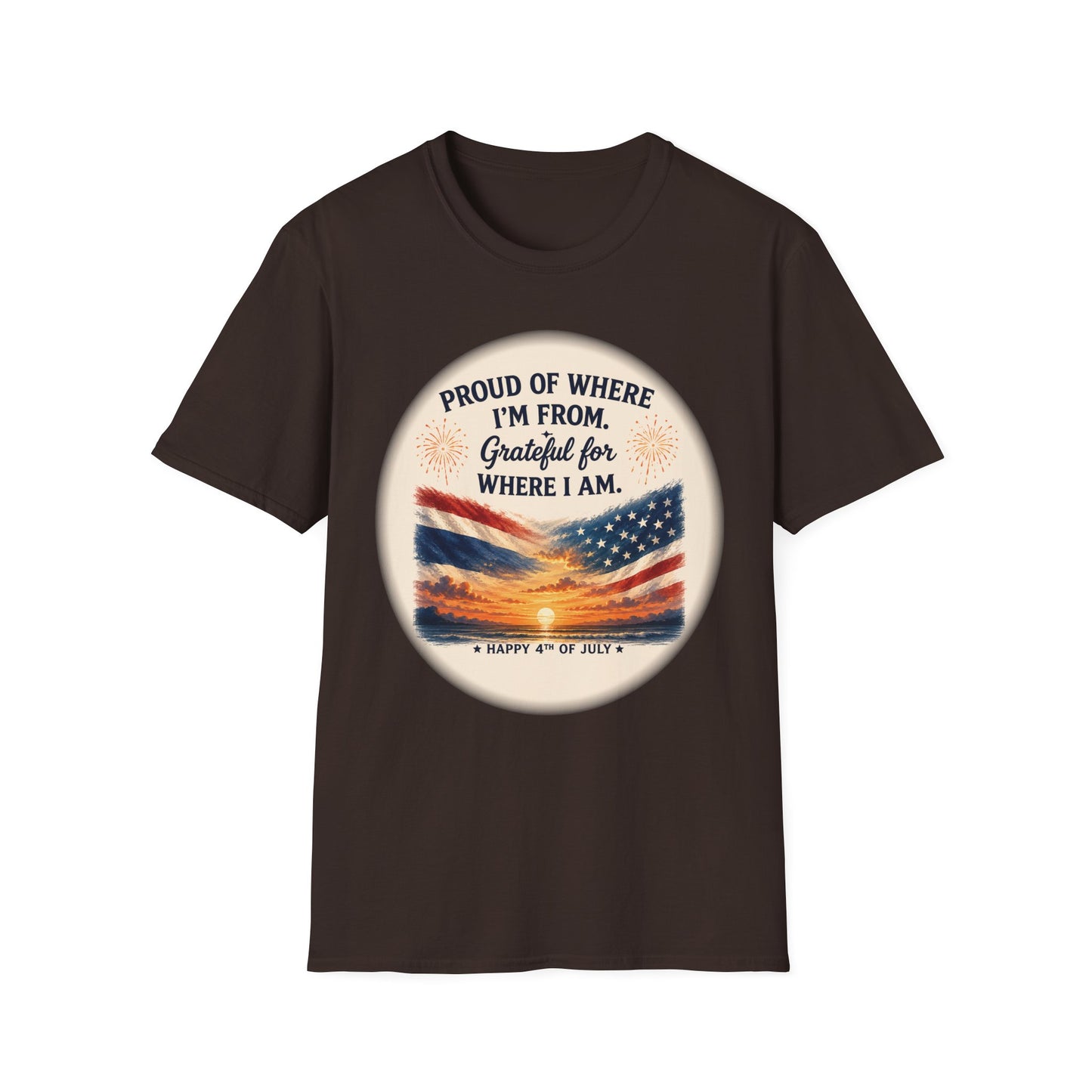 Proud of Where I'm From, Grateful for Where I am tee