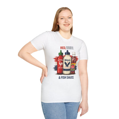 Red, White & Fish Sauce Tee