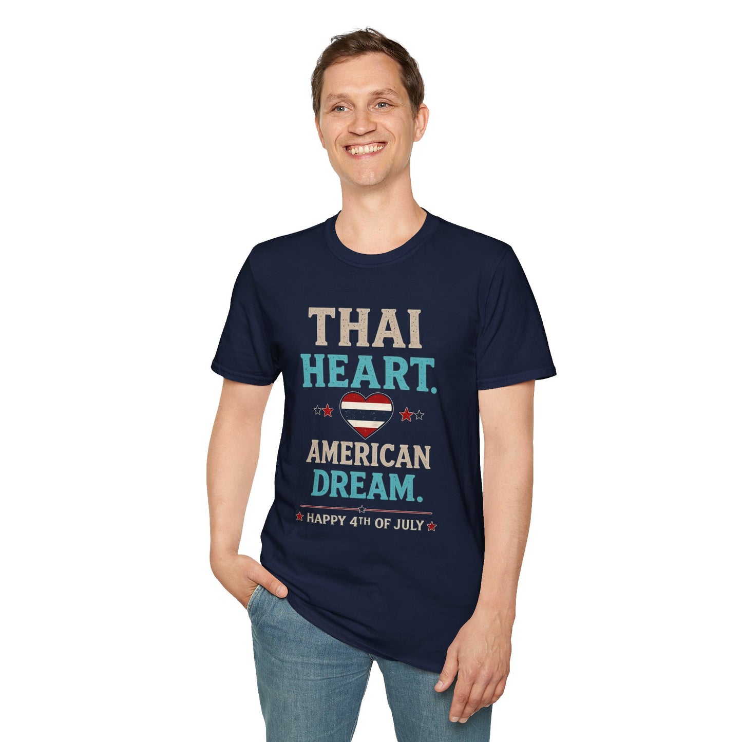 Thai Heart. American Dream. 4th of July Unisex Tee