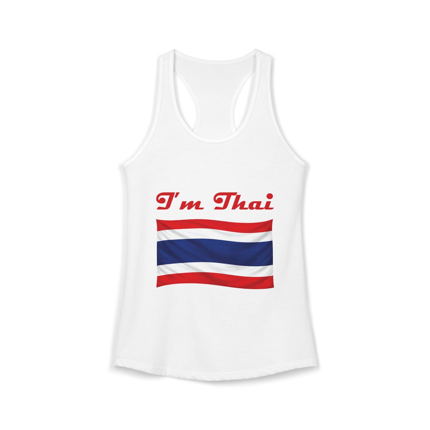 I'm Thai, of course I eat durian Women's Ideal Racerback Tank