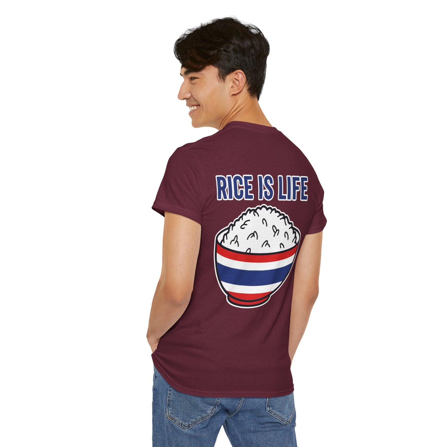 Rice is Life (Back) Heavy Cotton Tee