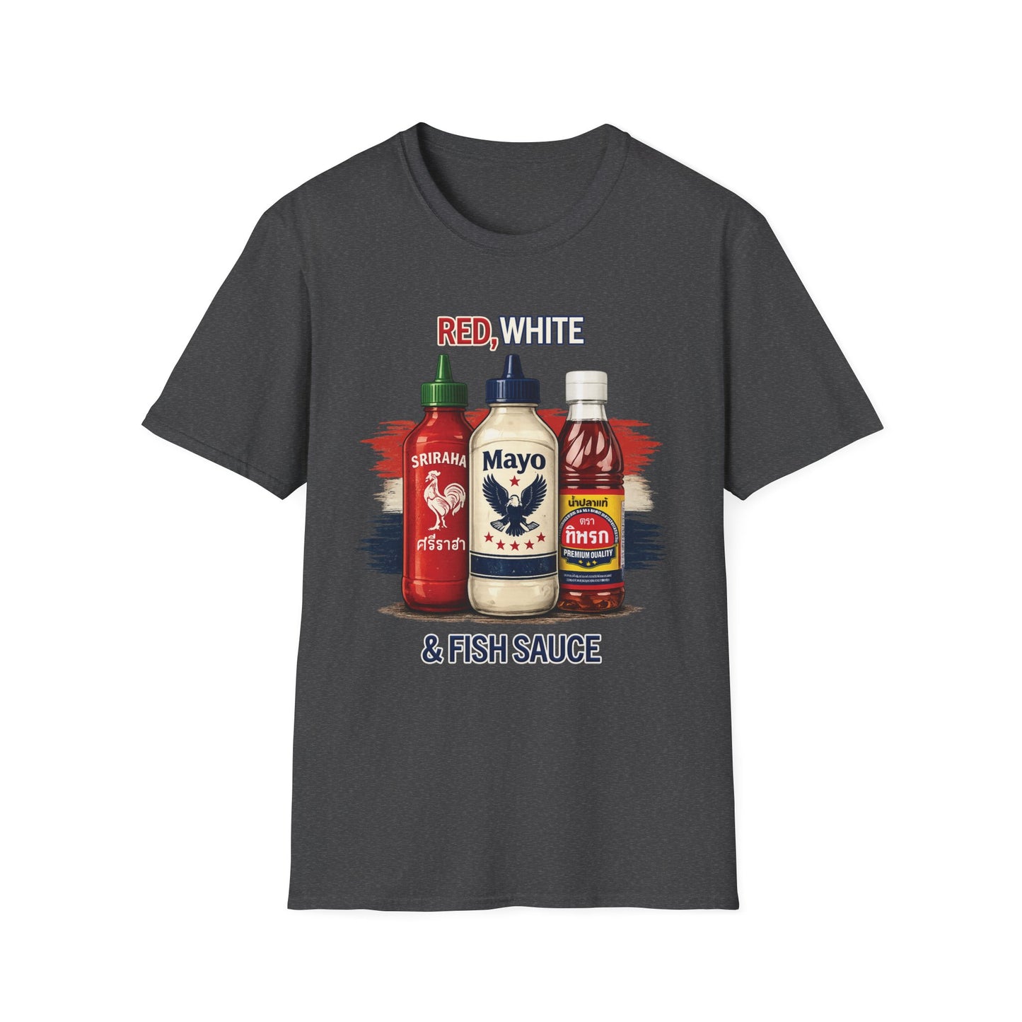 Red, White & Fish Sauce Unisex SoftStyle Tee