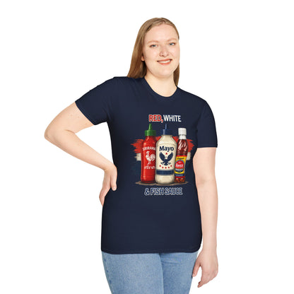Red, White & Fish Sauce Tee