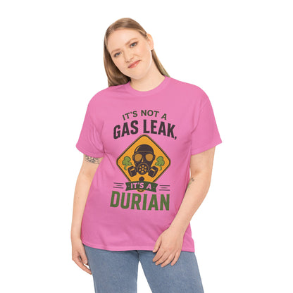 It's Not a Gas Leak, It's a Durian Mask Unisex Heavy Cotton Tee