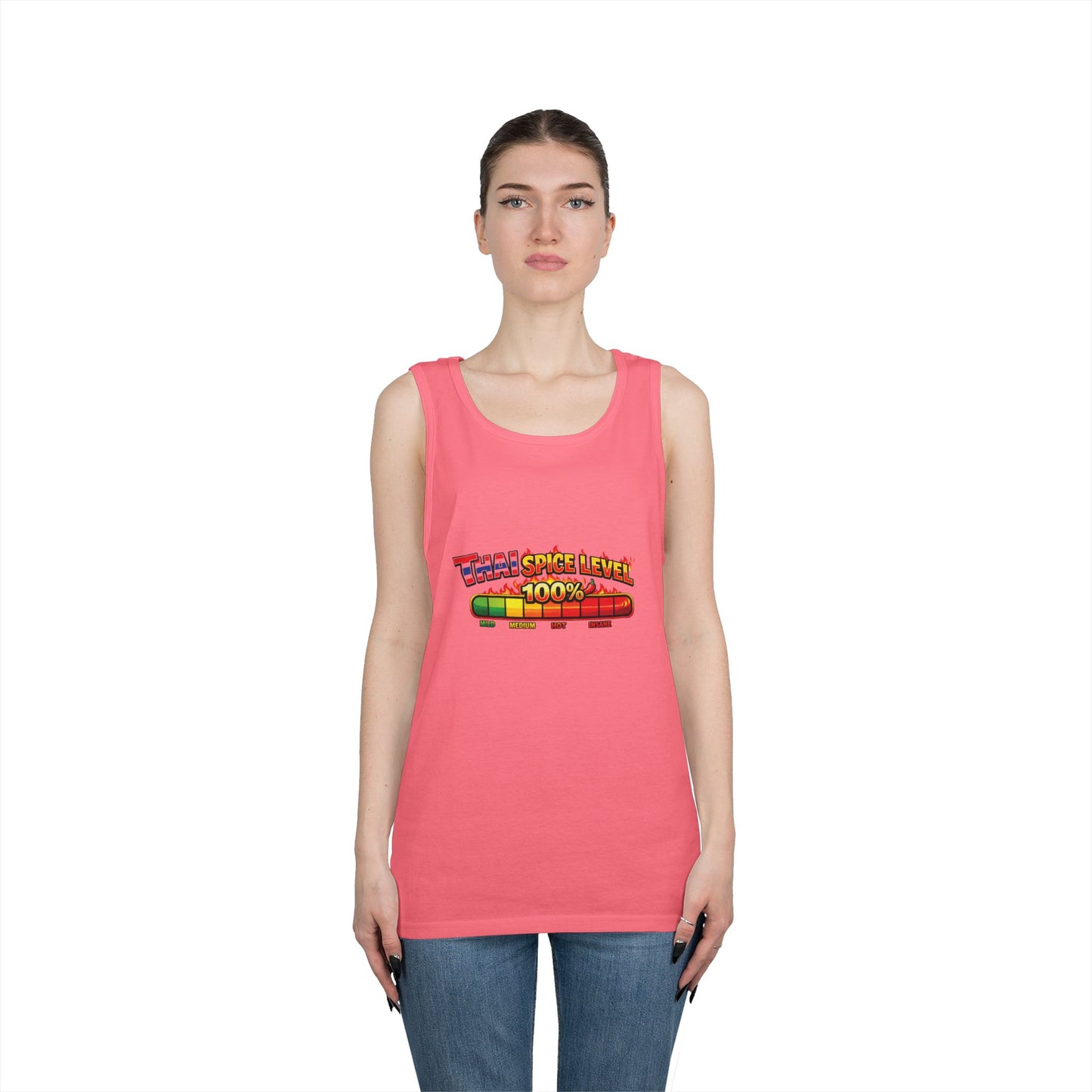 Thai spice level 100% Unisex Heavy Cotton Tank Top