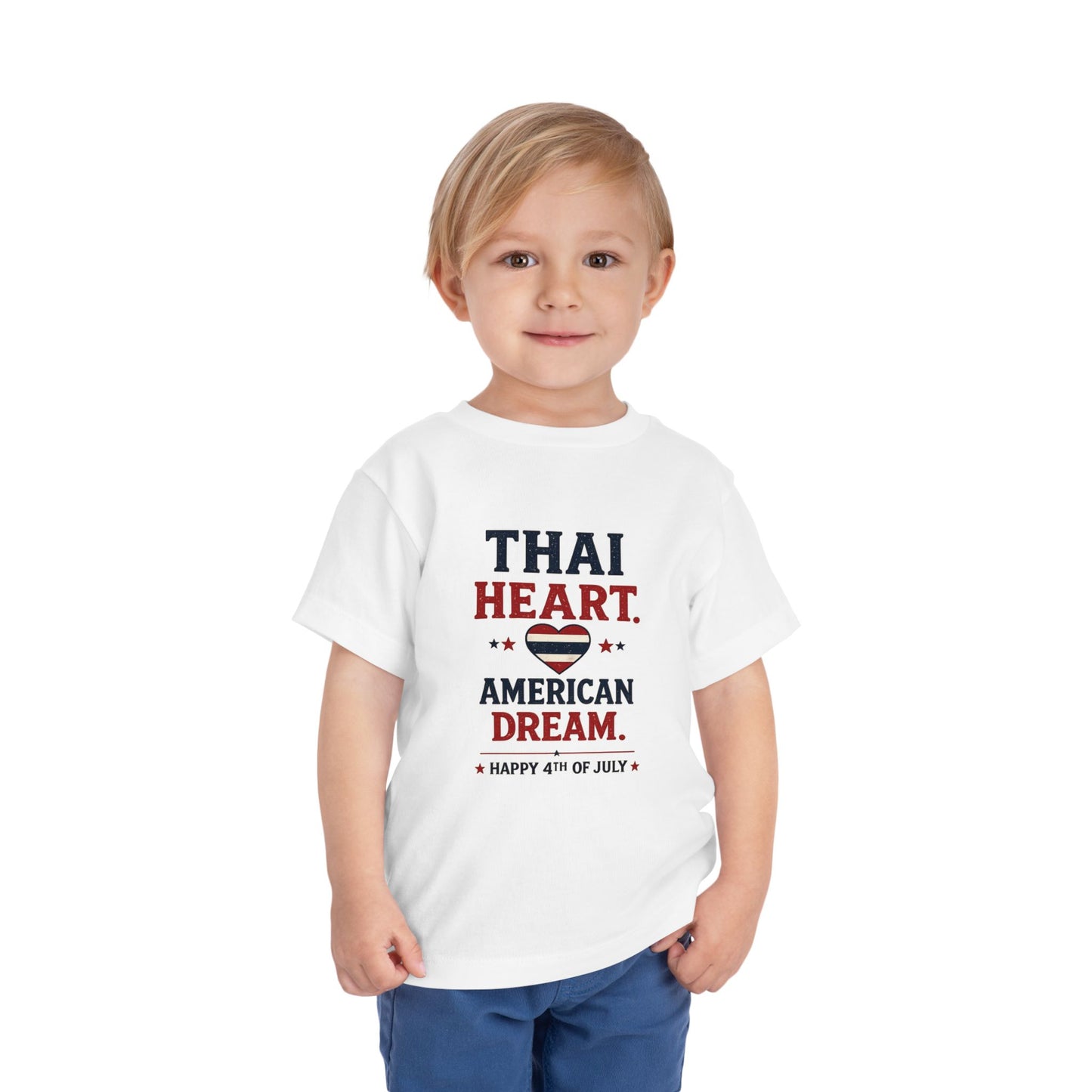 Thai Heart, American Dream 4th of July Toddler Kids Tee