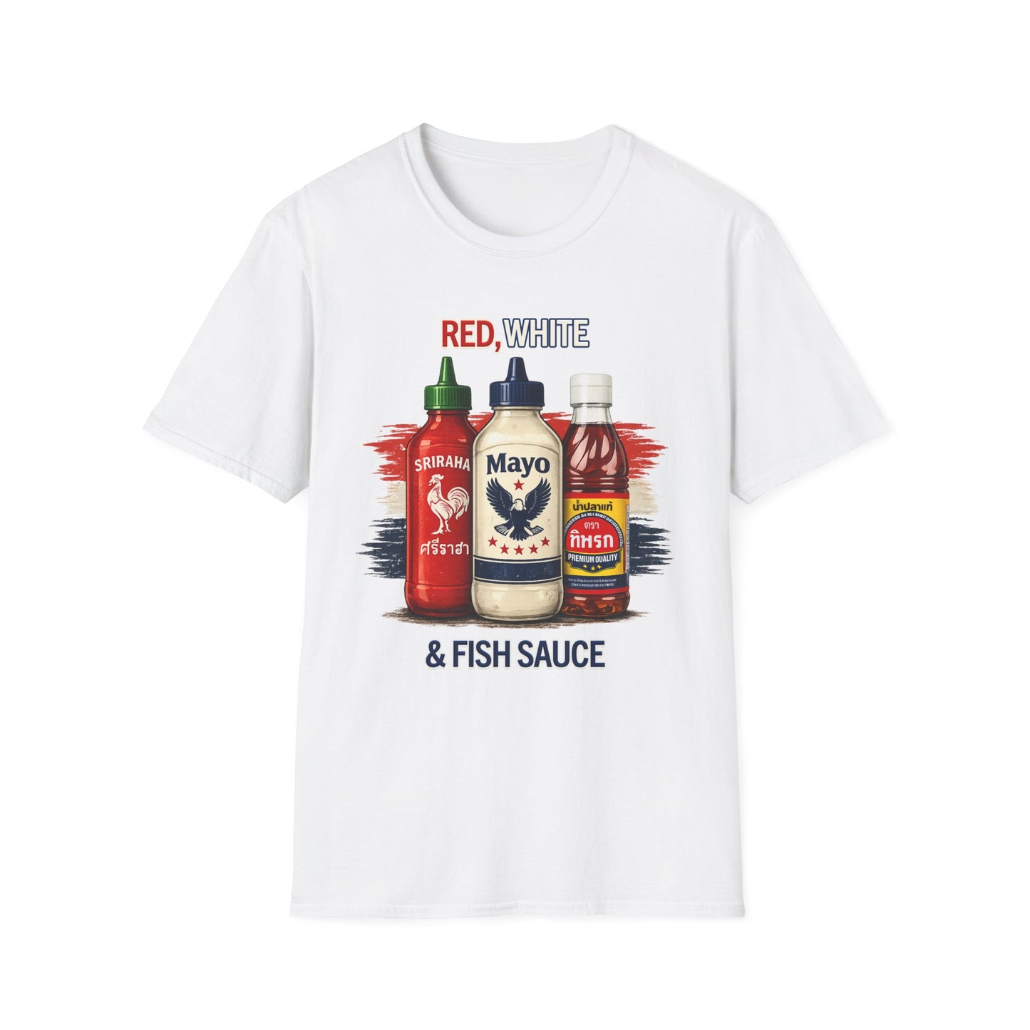 Red, White & Fish Sauce Tee