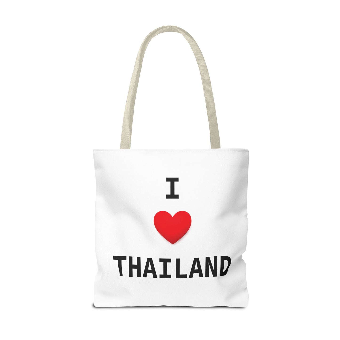 I heart Thailand with Thailand flag Tote Bag (AOP)