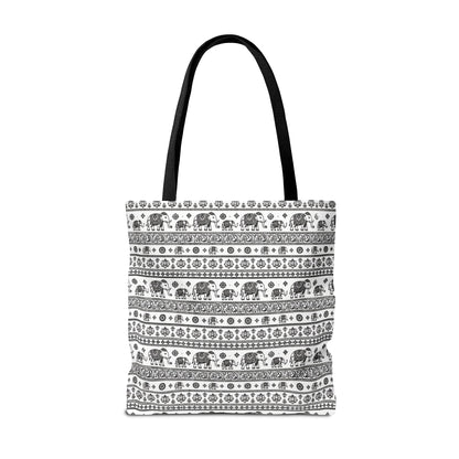 Thai Elephant Tote Bag - Patterned AOP