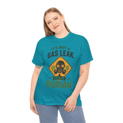 It's Not a Gas Leak, It's a Durian Mask Unisex Heavy Cotton Tee