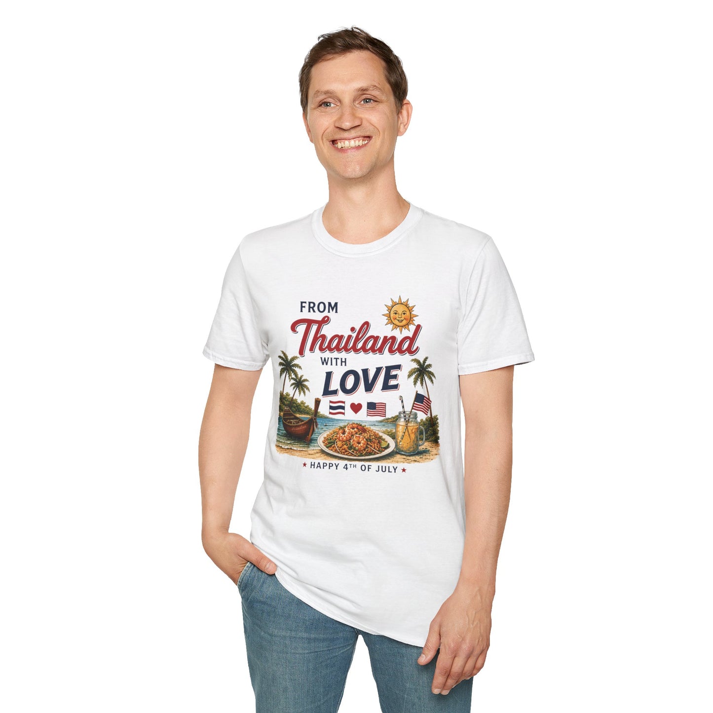 From Thailand With Love. 4th of July Unisex Tee