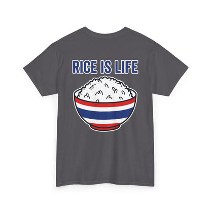 Rice is Life (Back) Heavy Cotton Tee