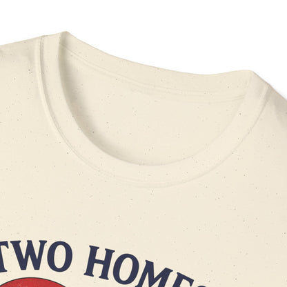 Two Homes One Heart 4th of July Tee
