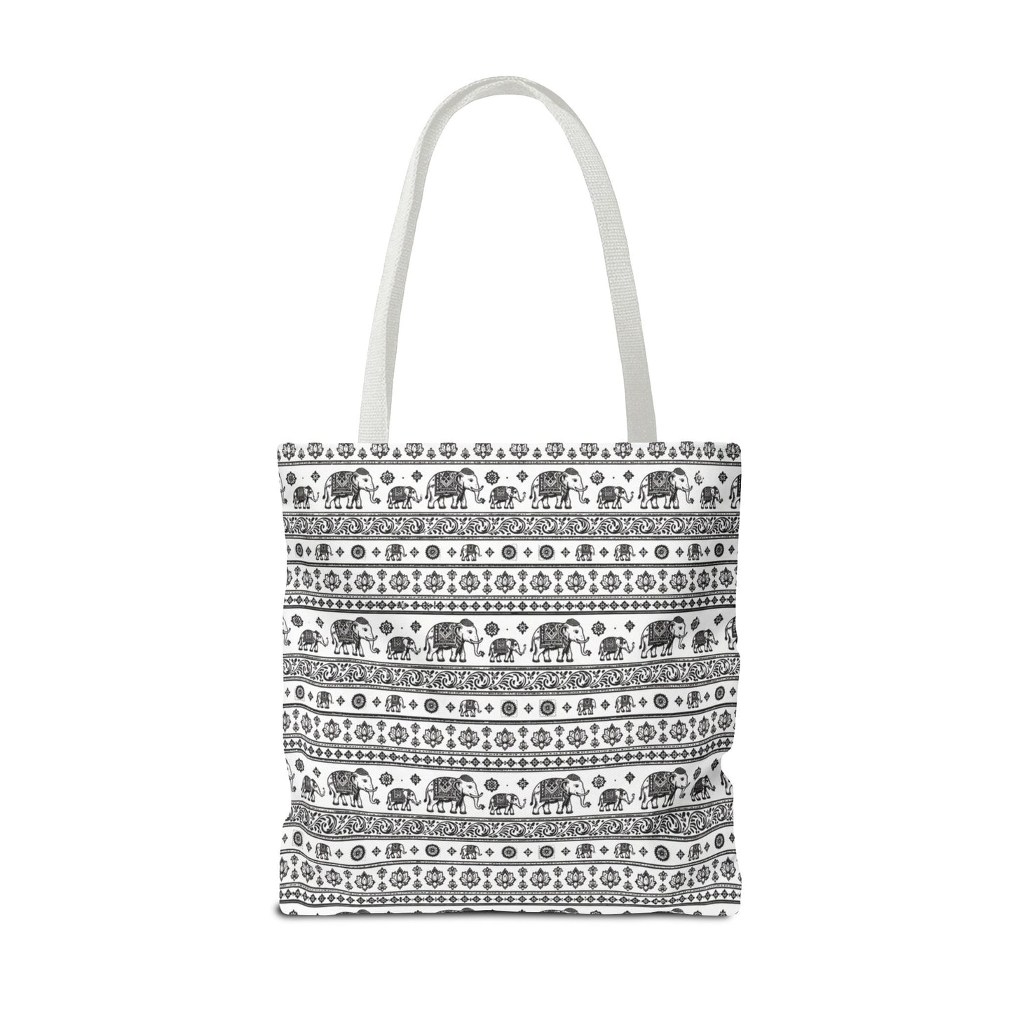 Thai Elephant Tote Bag - Patterned AOP