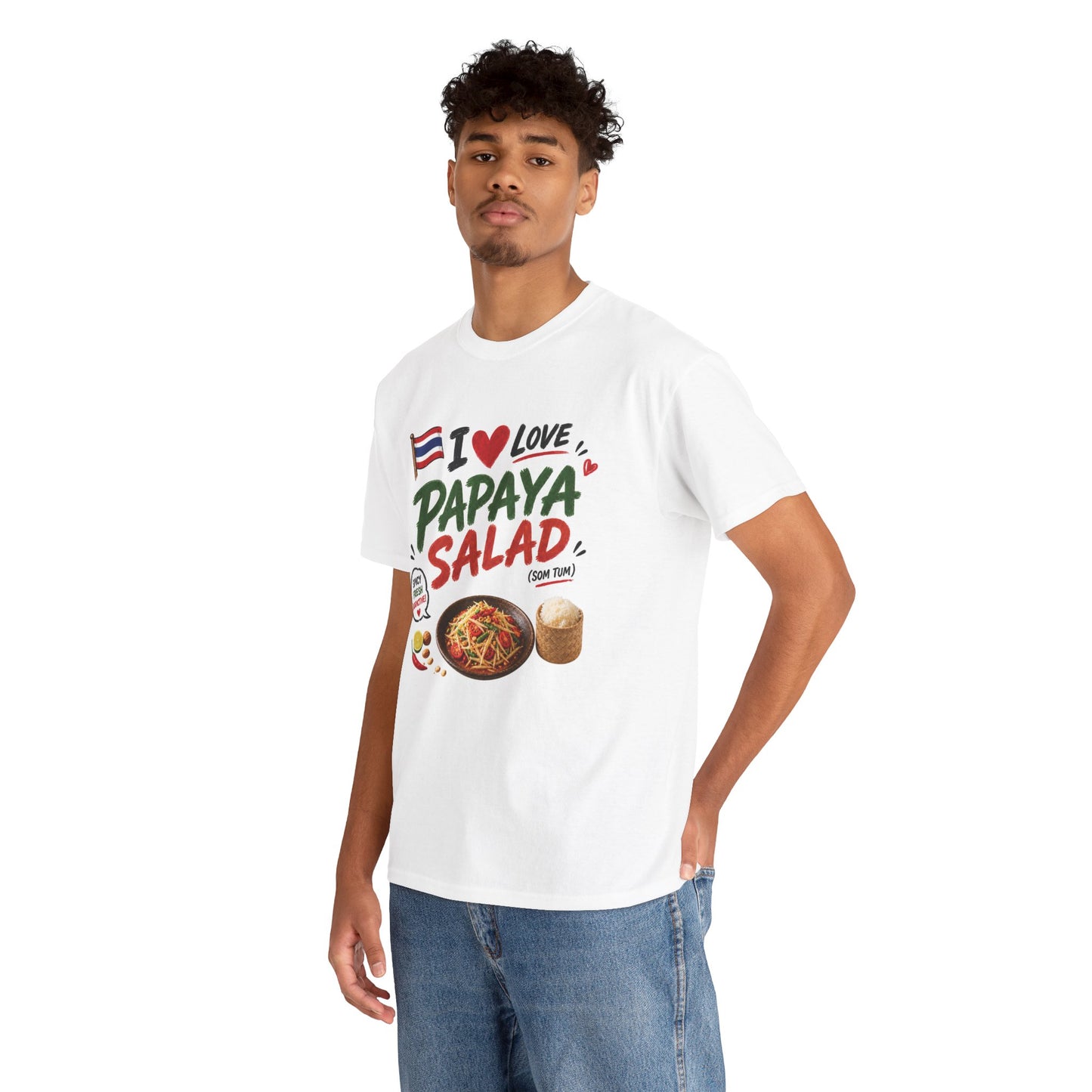I Love Papaya Salad Unisex Tee