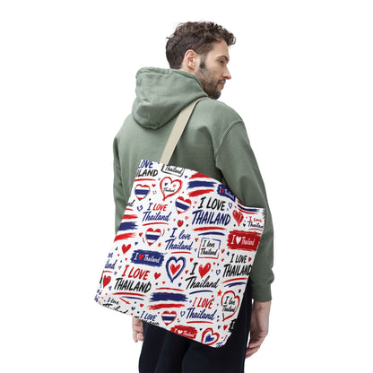 I love Thailand Tote Bag Wide Bottom
