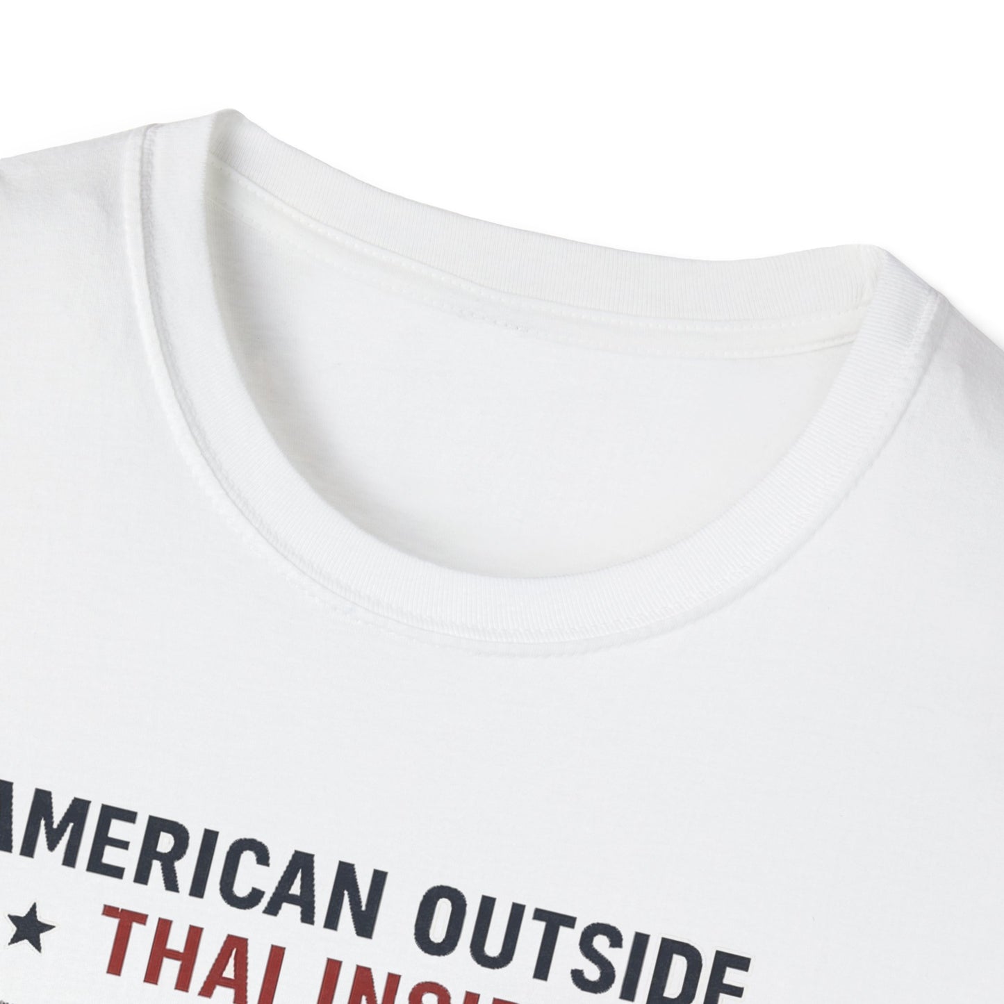 American Outside Thai Inside Unisex Softstyle Tee