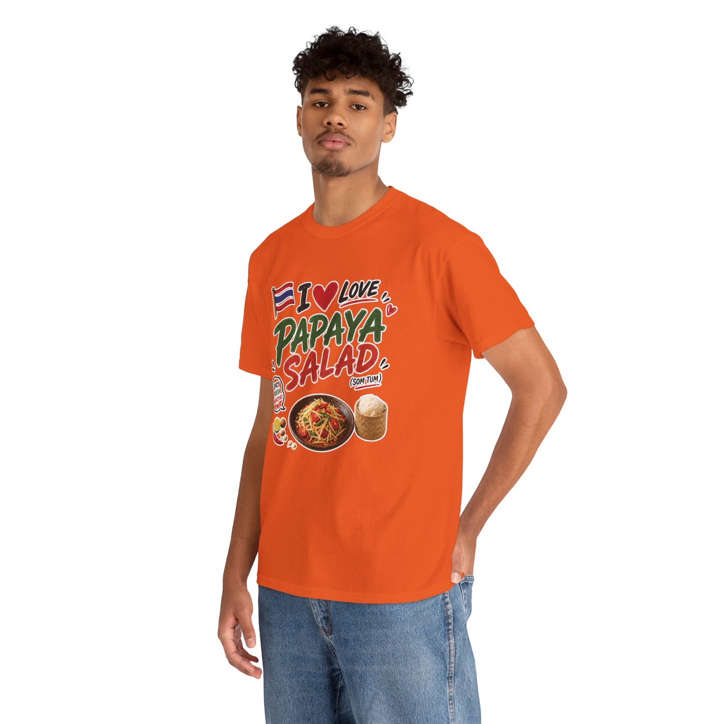 I Love Papaya Salad Unisex Tee