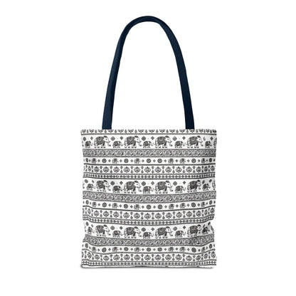 Thai Elephant Tote Bag - Patterned AOP
